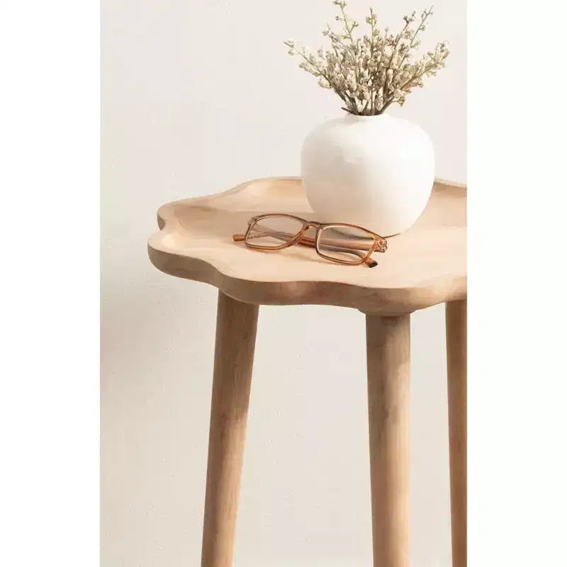 Tavolino in legno Alezar Scallop