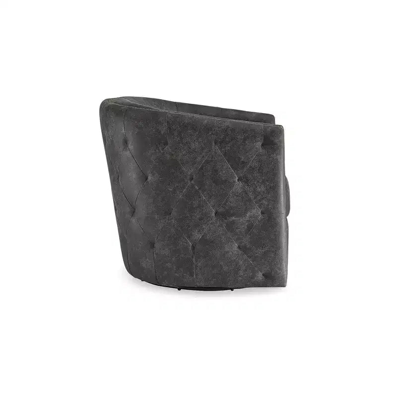 Poltrona girevole Brentlow, nero anticato