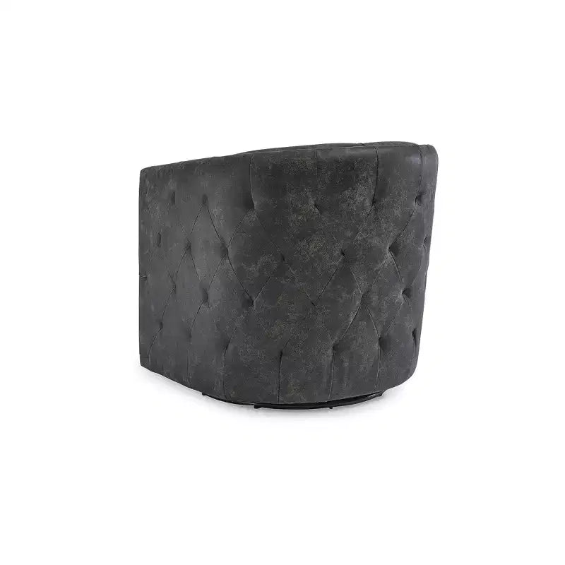 Poltrona girevole Brentlow, nero anticato