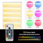 Scarpiera a 9 livelli per 30 paia di scarpe con LED e gambe in legno massello