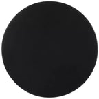 Ivitrio Tavolino d'Appoggio Rotondo, Nero