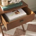 Comodino a 1 cassetto Sixtine, naturale