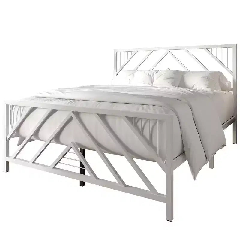 Letto a piattaforma in metallo