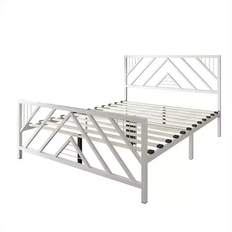 Letto a piattaforma in metallo