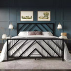 Letto a piattaforma in metallo