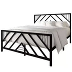 Letto a piattaforma in metallo
