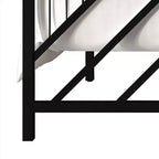 Letto a piattaforma in metallo