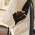 Moore Metal, sedia d'accento rivestita in lana d'agnello per camera da letto, area reception, sala lettura, soggiorno, confezione da 2