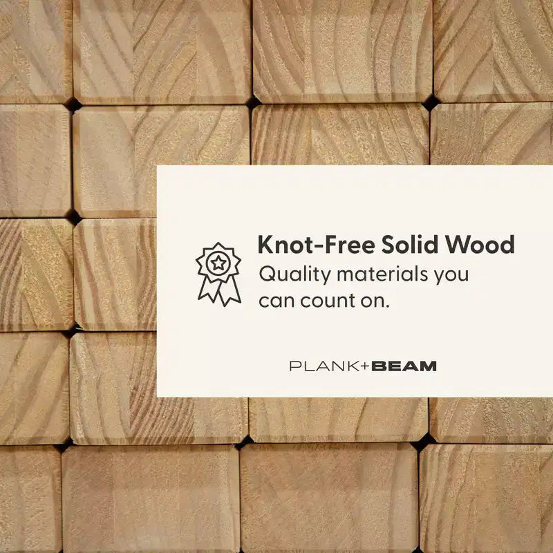 Plank+Beam Verso Tavolo da Pranzo Rotondo, Tavolo da Cucina e Sala da Pranzo in Legno Massello da 38
