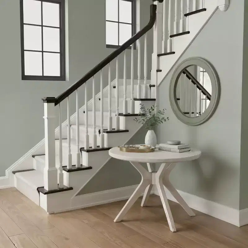 Plank+Beam Verso Tavolo da Pranzo Rotondo, Tavolo da Cucina e Sala da Pranzo in Legno Massello da 38