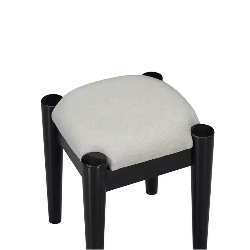 39 Set da toeletta in legno con presa di ricarica e porta USB e sgabello, tavolo da trucco con 3 cassetti e 1 cassetto rettangolare in rattan